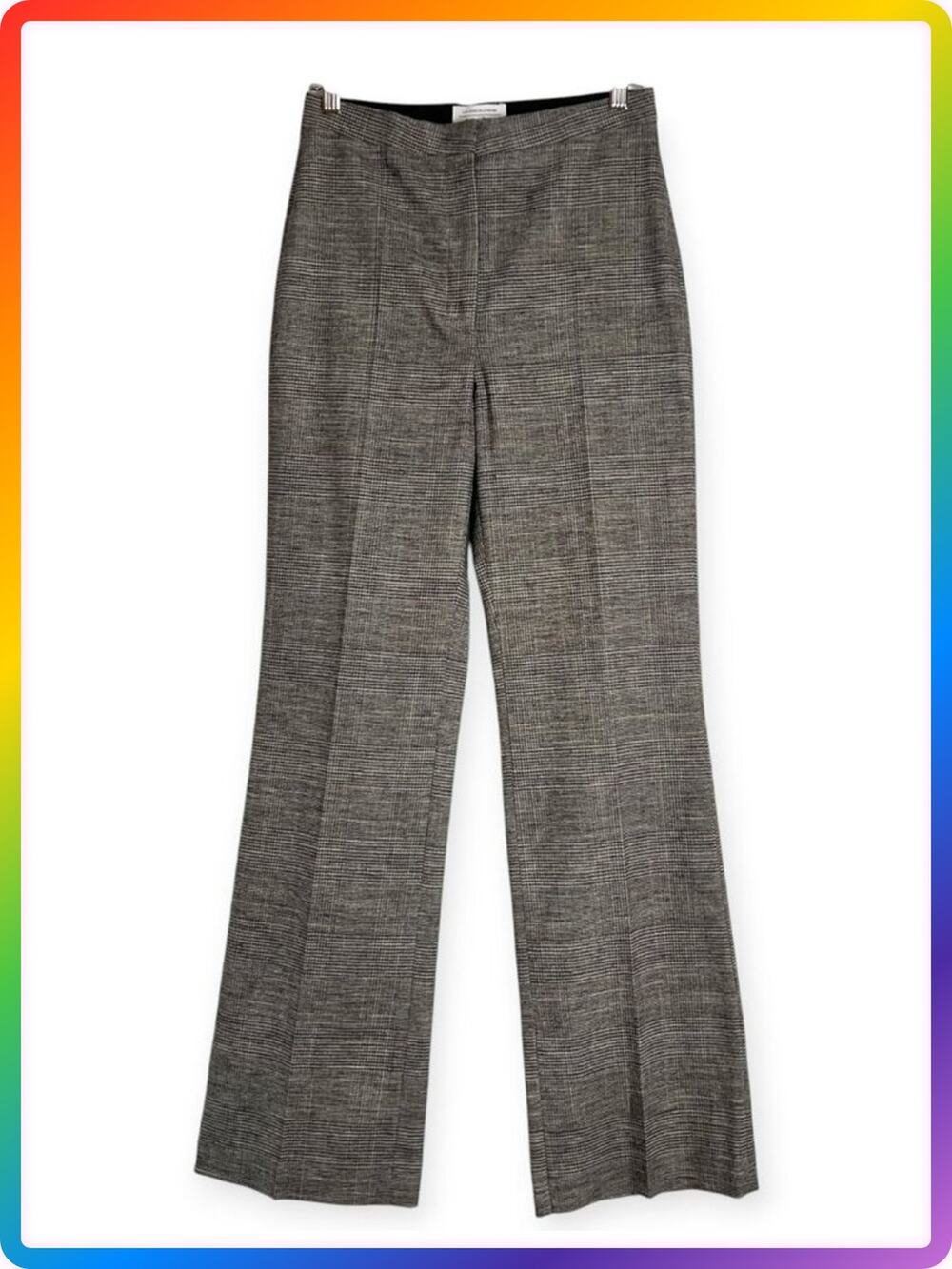 & Other Stories High Waist Wool Flared Trousers EUR 34 US 2 Gray Pants NWT